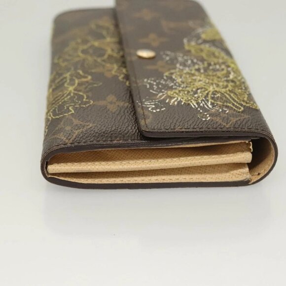 LOUIS VUITTON Monogram Dentelle Portefeuille Sarah Wallet M95390 LV Auth 119253V - Picture 6 of 16